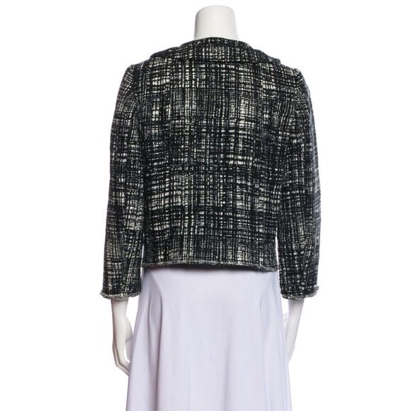 prada 2011 tweed pattern evening jacket Size US6 IT42 - Picture 2 of 6
